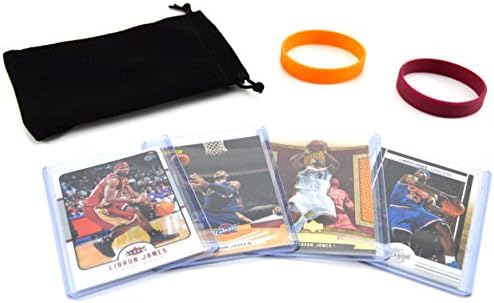 Lebron James (4) Assorted Basketball Cards Bundle - Cleveland Cavaliers NBA Trading Cards - MVP # 23