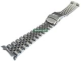 Ersatz-Armband für Scuba skx007 009 Turtle. 22mm festes Edelstahl-Jubilee-Art. Auster …