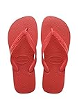 Cierre: Sin cordones Havaianas Top, Chanclas para Unisex Adulto, Rojo (Ruby Red), 39/40 EU (37/38 Brazilian)