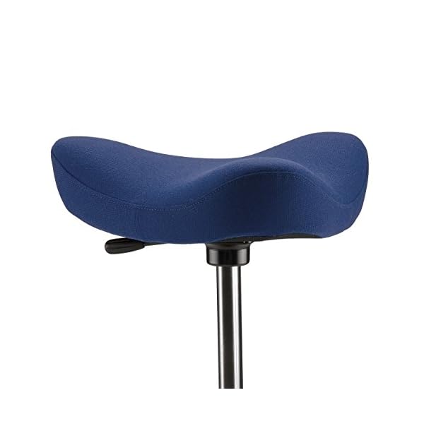 Varier Furniture AS Movement Chairs Move Stool, 43 x 43 x 56 - 82 cm, Blue - Image 4