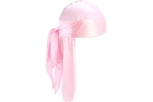 HshDUti Silky Durag - Perfect for Waves, Braids & Locs - Premium Silk Du Rags for Men & Women - Wide & Long Tail - Ultra-Soft & Wrinkle Free Satin - Comfortable and Fashionable Durags for Headwrap