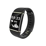 Fitness Tracker, Smart Armband Slim Activity Tracker mit Pulsmesser Wasserdicht Fitness Armband Touchscreen Fitness Uhr Bluetooth Schrittzähler Schlaf Monitor für Kinder Frauen und Männer Kompatibel mit Android & iOS