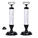 Produktbild Zgrbq 2X Buster wc leistungsstark Drain Plunger rohrfrei waschbecken rohre für Saugnapf-Drainage Fangen WC-Toilette Saugbaggerwerkzeug Eine Pistole