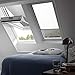 Produktbild Orignal VELUX Verdunkelungsrollo DKL M04 1025S / Bedienart : Manuell / Farbe : Uni Weiß / Fenstergröße : M34 / Fenstertypen : GIU, VIU, GIL, GDL, VFE, VFA, VFB, GEL, VEA, VEB, VEC, GIV