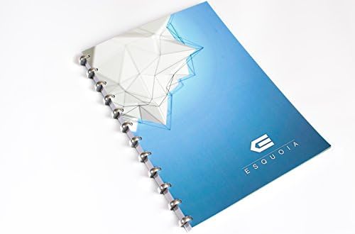 ESQUOIA ALUMINIUM A4 (BLANK) Reusable dry erase notebook (Blue)