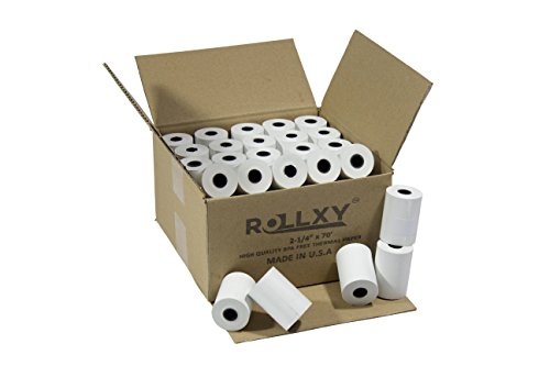 100 Rolls Thermal Paper – 2 1/4" X 50' For Nurit 8000 & 8020 Credit Card Terminals