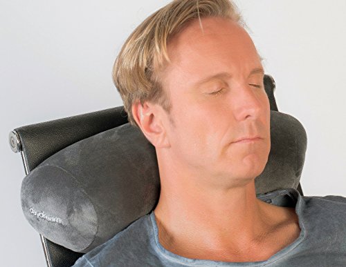 daydream: Nackenrolle mit Mikroperlen aus (weichem) elastischem Plüsch, grau (N-8002) - 5
