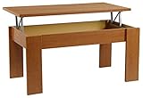 mesa centro cerezo con ruedas Es la mesa de centro rectangular ideal para su salon muy práctico y de almacenaje; también ideal para tomar aperitivos, café o para comer