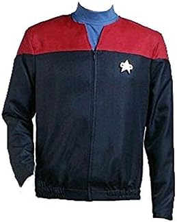 Kucos Man's clothing Star trek Voyager Command Uniform Cosplay Halloween costume XXL