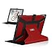 Produktbild Urban Armor Gear Metropolis Schutzhülle nach US-Militärstandard für Apple 12,9" iPad Pro - rot [Verstärkte Ecken I Wake/Sleep I Sturzfest I Antistatisch I Standfunktion] - IPDP12G2-E-MG