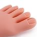 YESURPRISE Practice Fake Foot Model Flexible Movable Soft Silicone Prosthetic Manicure Tool for Nail Art Train