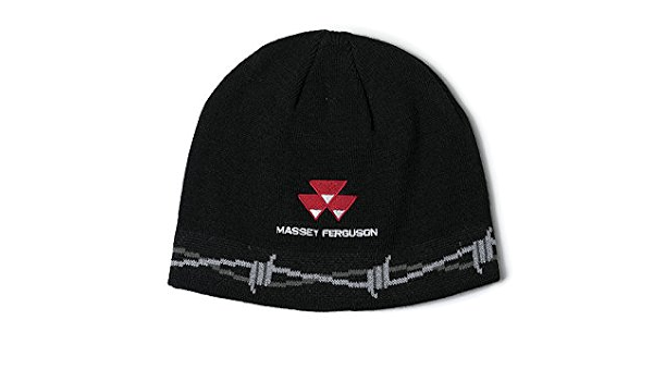 Massey Ferguson Knit Hat, barbed wire 