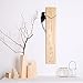 Produktbild eine hölzerne schlafzimmer, wohnzimmer wanduhr uhr yu nordischen kreative rechteckige modernen minimalistischen kreativen holz uhr,12 cm,vertikaler abschnitt
