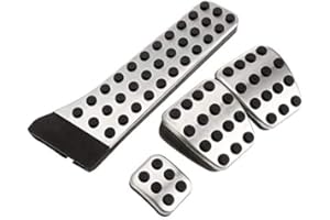 Boerunid 4 Teiliges Edelstahl Pedal für W202 W203 W204 W124 W210 W211 W212 W218 X204 R172 R231 C E