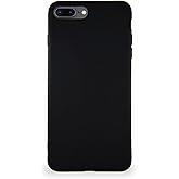 KZY İletişim Apple iPhone 8 Plus ile Uyumlu Kılıf Soft Premier Renkli Silikon Kapak - Siyah