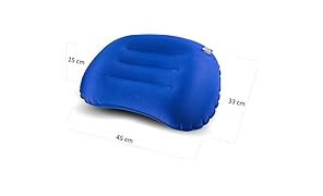 Cuscino da viaggio cuscino / collo cuscino di polaar, gonfiabile, ultraleggero, ergonomicamente sagomato, sostiene testa, spina dorsale e schiena, per un sonno riposante e confortevole - anche in aere