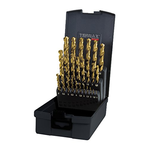 Terrax By Ruko - Juego De Brocas Cilindricas Hss-Tin 25P