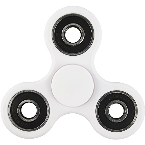 Hand Spinner Stress Reducer Toy for Adults and Kids with Ultra-Fast Bearings by Strange House (White-Black) Hand Spinner Stress Reducer Toy for Adults and Kids with Ultra-Fast Bearings by Strange House (White-Black)