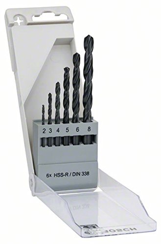 Bosch Pro 6tlg. Metallbohrer-Set HSS-R rollgewalzt