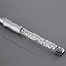 Nail Pusher Pens Alloy Diamond Body Quartz Head Scrubs Stone Cuticle Remover Stick Pen