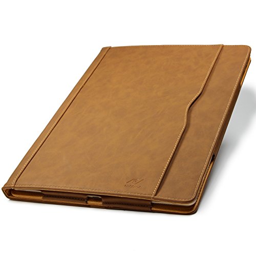 Original Urcover® Tasche Smart Cover iPad Pro 12.9 Zoll ( 2015 /2016 Version) Schutz Hülle Case [Sleep / Wake Funktion] und inkl Displayschutzfolie & Zubehör | Dunkel Braun - 4
