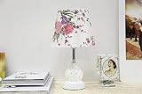 JRBB Moderne einfache Art und Weise kreativ Energiesparlampen - Tisch Lampe Schlafzimmer Nachttischlampe Studie Schlafzimmer Tuch,Großen roten Knopf