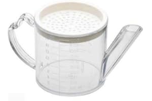 KITCHEN COOKWARE COMPANY Gravy Separator with strainer Plastic 9x9.4cm 2cups Guaranteed quality