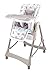 KP0014 High Chair Feeding Rocking Foldable Adjustable BABY Toddler Infant Grey