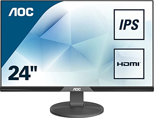 AOC Monitores I240SXH - Monitor DE 23 8   resoluci  n 1920 x 1080 Pixels  tecnolog  a WLED  Contraste 1000 1  5 ms  HDMI   Color Negro