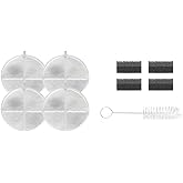 Xenon Smart Kedi Su Pınarı Filtresi X8650 Uyumlu | 4'l&uuml; Set Fır&ccedil;a ve S&uuml;ngerli Yedek Par&ccedil;a X8780
