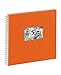 Produktbild Pagna 13938-09 Passepartout-Spiralalbum, 310 x 320 mm, 40 Seiten, Leineneinband mit Passepartout, weißer Fotokarton, orange