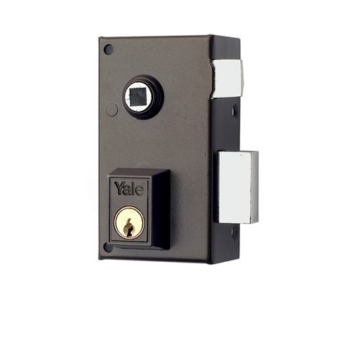 Yale, 56B60IHP, Cerradura de Sobreponer Estándar, Hierro Pintado, 60 mm, 56B / Izquierda