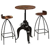 Material: recyceltes Massivholz & pulverbeschichteter Stahl Möbel Möbelgarnituren Küchen- & Esszimmergarnituren