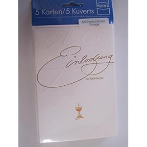 Einladung zur Konfirmation