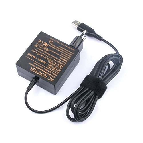 KFD 65W Netzteil Ladegerät Ladekabel für Lenovo Yoga 900 Yoga 700 Yoga 3 Pro Yoga 4 Pro Yoga 3 Pro-1370 (nur für Core i7), Lenovo Yoga 3 14, Yoga 3-1470 (nur für Core i5, i7), Lenovo Yoga 700 14ISK Lenovo Yoga 700 11, Yoga 700 14(nur für Core i3 i5) ADL65WDB – 20V 3,25A - 3