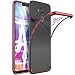 Produktbild MuSheng Für Huawei Mate 20 Lite Hülle, Kristall Transparent Dünn Schutzhülle Soft Silikon [Liquid Crystal] [Kratzfest] [Anti Slip] Durchsichtige Weich Handyhülle Case (Rot)