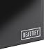 Beautify 3pc Acrylic Cosmetic Organiser Stand Set for Makeup, Accessories & Toiletries - Black
