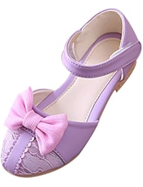 Taiycyxgan Mädchen Schuhe Frühling Sommer Schuhe Mädchen Prinzessin Schuhe Sandalen 3-8 Jahre Lila Rosa Schwarz