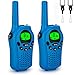 Produktbild Alcoon 2 Stücke Walkie Talkies Set Kinder Funkgeräte Und Batterie und Outdoor-Reisen LC-Display VOX 8 Kanäle Taschenlampe Funkgerät (Blau)