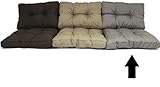 Madison Loungekissen für Polyrattan Lounge Florance 60x60 cm Basic Grey
