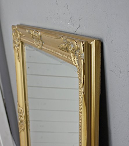 elbmöbel Wandspiegel groß in gold antik mit Holz-Rahmen barock 132 x 72cm - 5