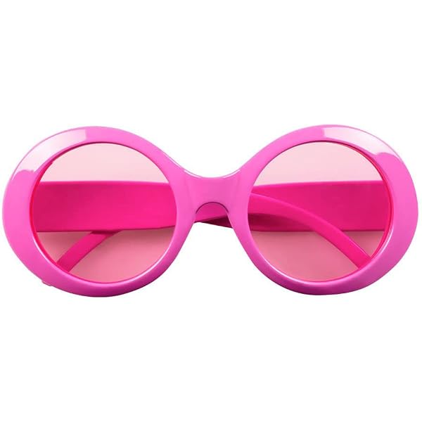 Boland Occhiali Da Festa Bling-Bling Con Strass - Rosa, Divertenti Per Carnevale E Halloween Donna