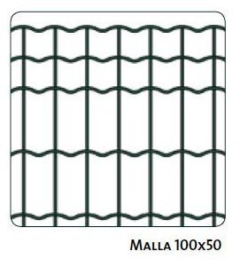 25 Meter Maschendrahtzaun Gitterzaun Drahtzaun grün Höhe 150 cm Maschenweite 5 x 10 cm Gartenzaun