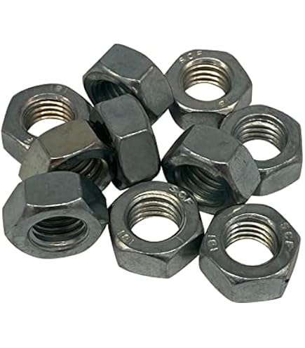AERZETIX Zeskantmoeren M10x1,5 Mm – 5 Stuks, Aluminium, Zilver – Licht En Corrosiebestendig – Ideaal Voor Doe-het-zelf En Modelbouw