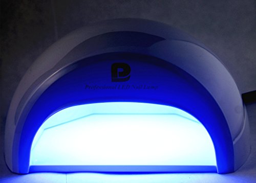 Proxima Direct® 12W weiße LED-Nagel-Trockner-Lampe Manikürkunst für Schellack Nagellack mit Auto 30s Sensor + Nagelhautschieber und fusselfreies Wischen - 6