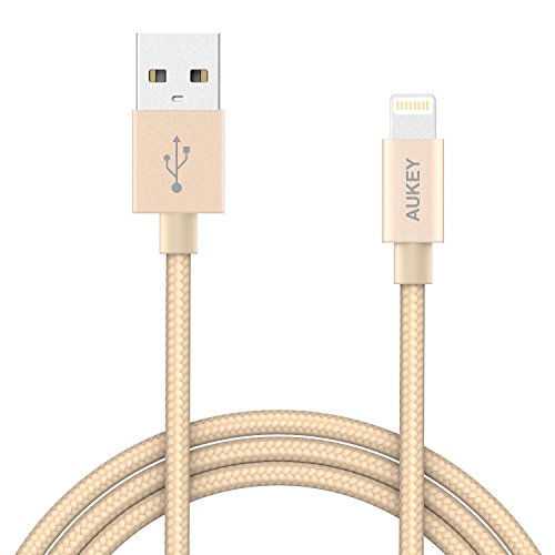 Aukey Apple MFi certificado CB-D16 Cable USB 8 Pin 1 2 m para iPhone 6 6s 6Plus 5S 5 5C iPod Touch 5 iPad Air iPad mini iPad 4 iPod nano7 Dorado reviews Aukey Apple MFi certificado CB-D16 Cable USB 8 Pin 1 2 m para iPhone 6 6s 6Plus 5S 5 5C iPod Touch 5 iPad Air iPad mini iPad 4 iPod nano7 Dorado