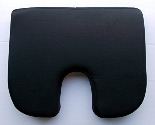 Posture Cushion - Value Seat Wedge Lumbar Support Cushion With Soft Memory Foam Insert. Great For Coccyx Comfort And Pain Relief. Helps Prevent Back Pain While Sitting In The Car Home And Office. Available With Removable Soft Black Cover. Great Quality And Value For Money.
