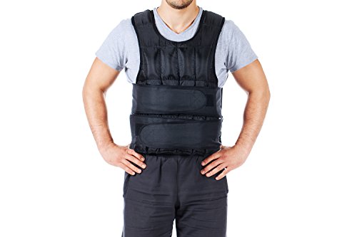 Powerfly Gewichtsweste Laufweste mit Gewichtstaschen – für Gewicht Loss Gym Turnhalle Laufen – 10 / 20 Kg Gewichte - 3