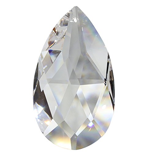 Christoph Palme Leuchten 4X Kristall Sonnenfänger Rautenwachtel 50mm Facette Tropfen Regenbogenkristall Feng Shui Waldorf Bleikristall Drachenträne Wachtel