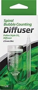 Spiral Bubble Counting Diffuser | Pollen Style Co2 Diffuser | 23mm Disc | Happy Fins